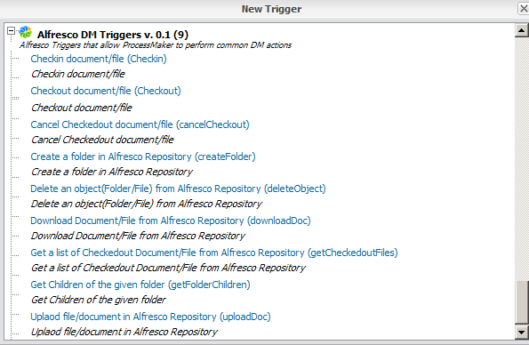 Easy integration with Alfresco Image