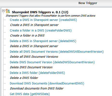 Sharepoint Triggers