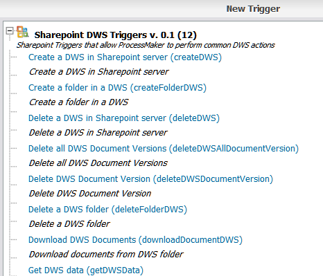 Sharepoint-Auslöser