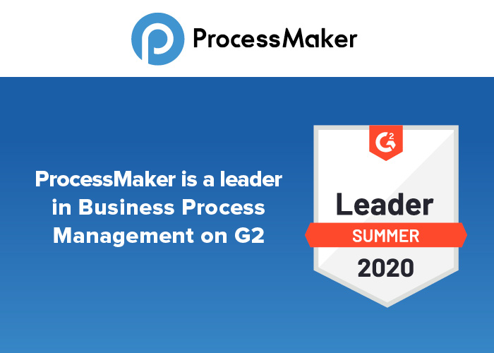 ProcessMaker Named Business Process Management (BPM) Leader in G2 Crowd for Summer 2020