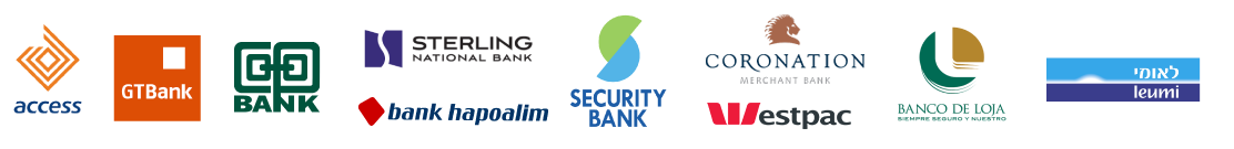 Trusted by banks worldwide