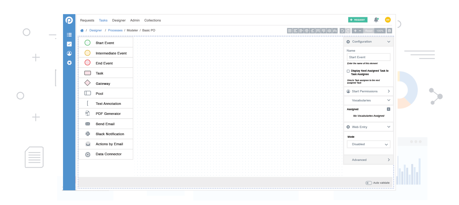 Drag & Drop Tasks and Decision Points