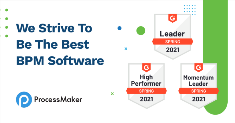 ProcessMaker named BPM Leader in G2 Crowd for Spring 2021