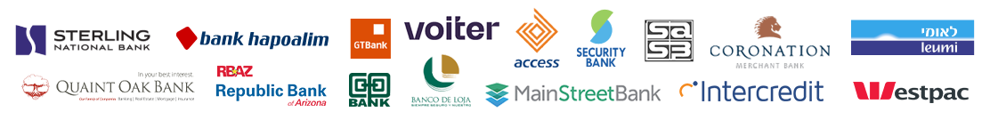 Trusted by banks worldwide