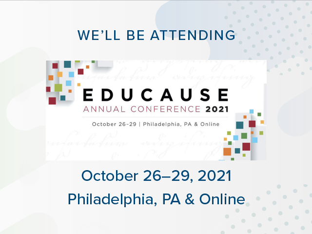 EDUCAUSE Annual Conference '21