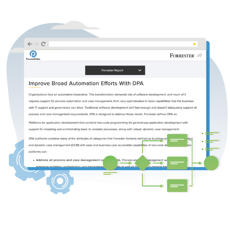 Informe Forrester: Automatización de procesos digitales, cuarto trimestre de 2021