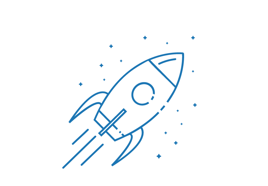 rocket ship illustration