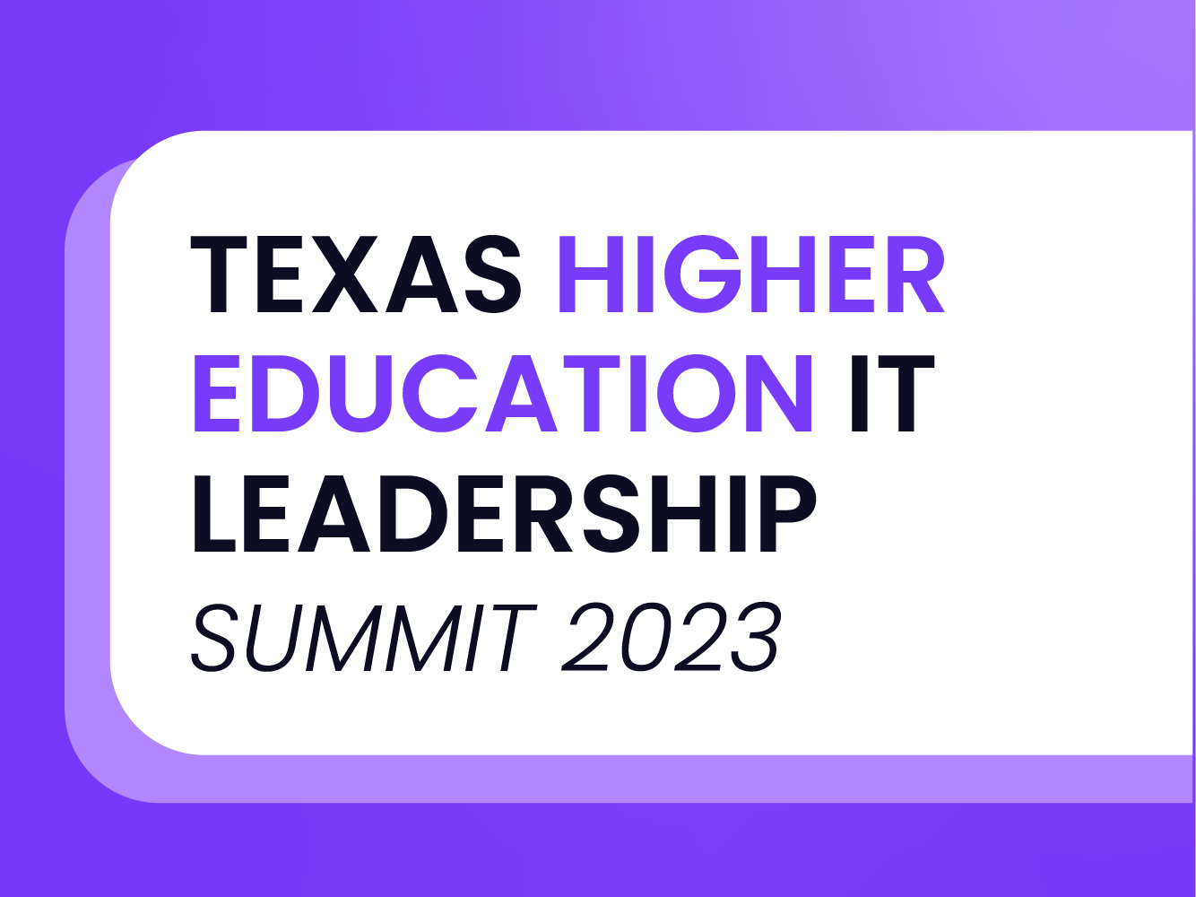 ProcessMaker is attending the Texas Higher Education IT Leadership Summit