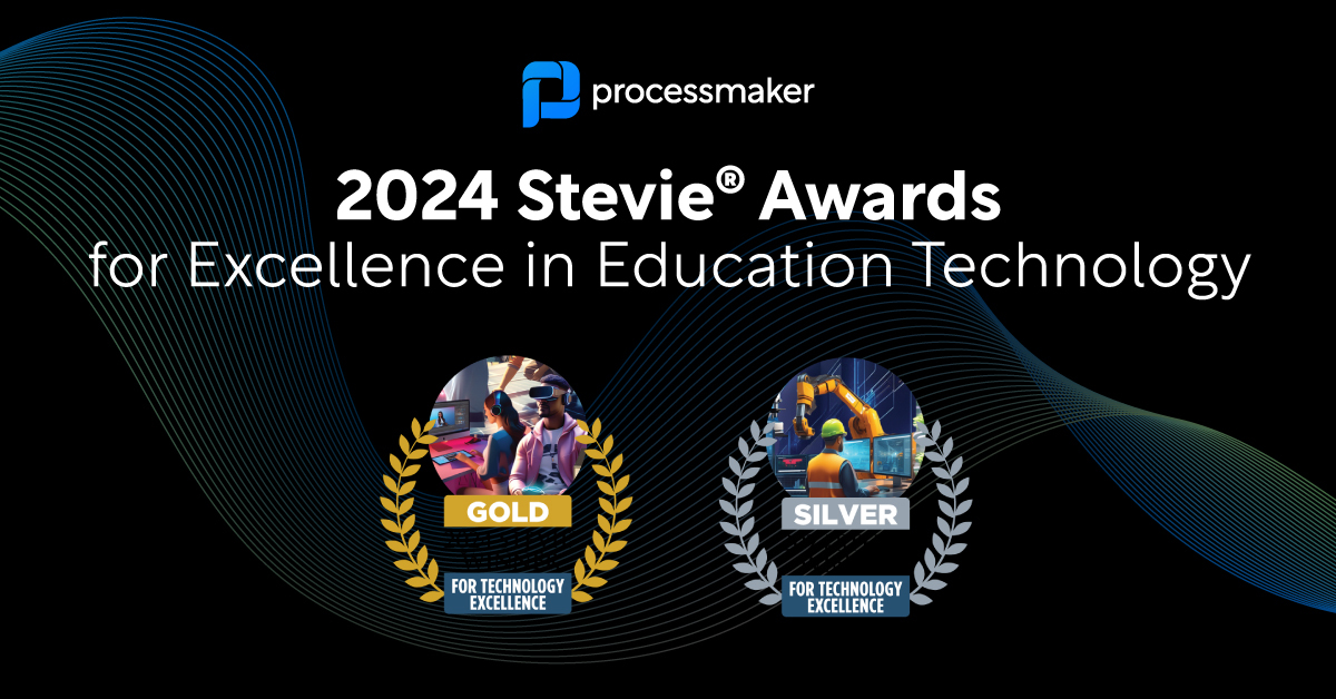 processmaker wins 2024 stevie awards for excellence in higher ed technology
