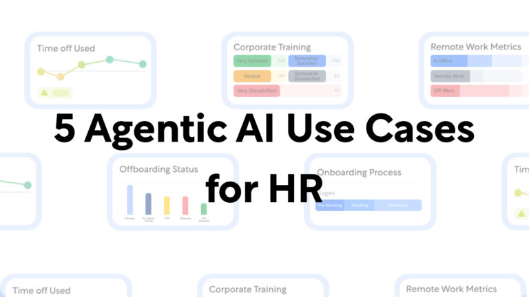 5 agentic AI use cases for HR